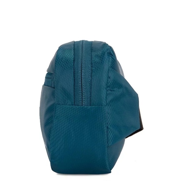 Travelon  Anti-theft Sling, RFID peacock teal Convertible Waist fanny pack bag - Picture 5 of 10